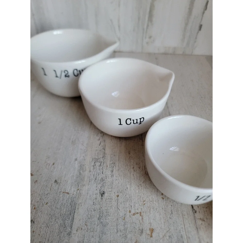 Prep‎ collection cup white measurement set kitchen utensil